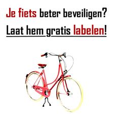 Laat je fiets of bromfiets labelen