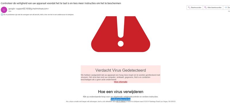 Laat je niet vangen voor een 'veiligheidscontrole'