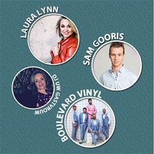 Laura Lynn en Sam Gooris op kermis Heusden