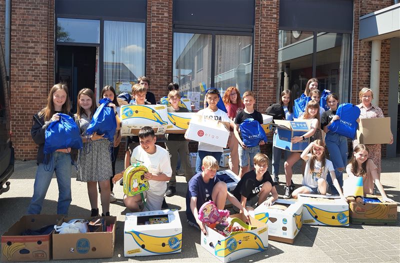 Leerlingen in de bres voor Oekraïense kinderen