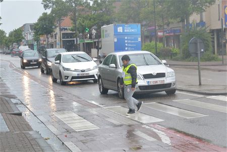 Leerlingen leggen voetgangersexamen af