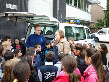 Leerlingen op verkenning in de gemeente