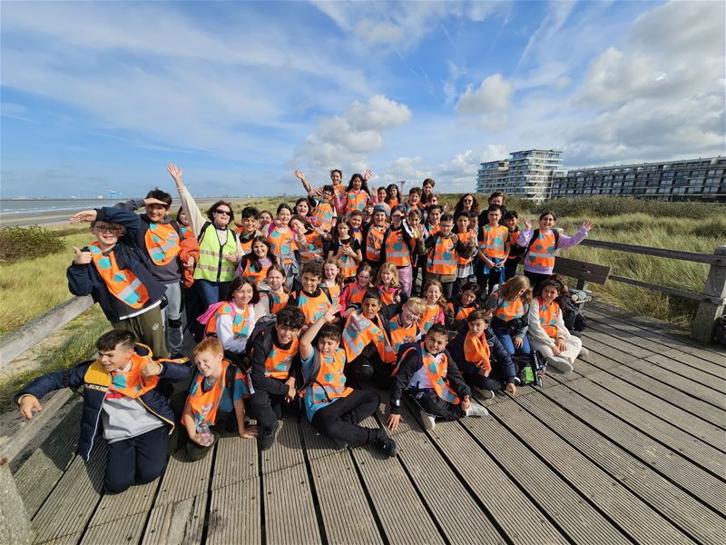 Leerlingen van De Leerplaneet zijn op zeeklassen