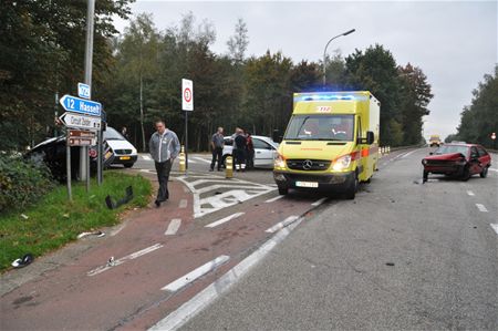 Lichtgewonde bij botsing aan brug Terlaemen