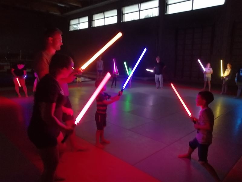 Lightsabers: vechten met lichtzwaarden