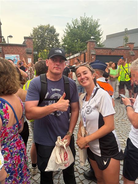 Lotte en Sam tevreden over hun 1ste Dodentocht