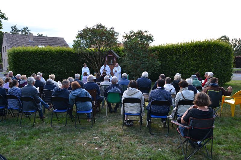 Mariamaand afgesloten met viering aan kapel