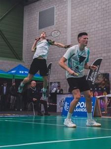 Marijn en Dylan  in finale dubbelspel