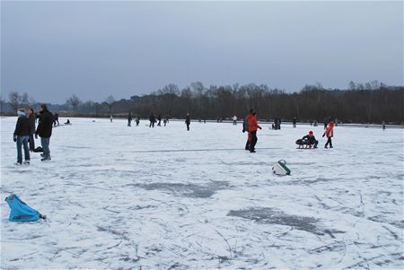 Massale winterpret op Terlaemen