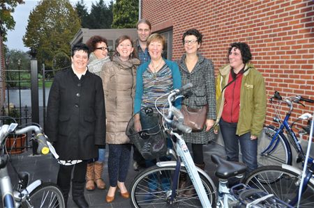 Met de fiets naar de laatste werkdag