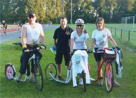 Met de step op fietsdodentocht