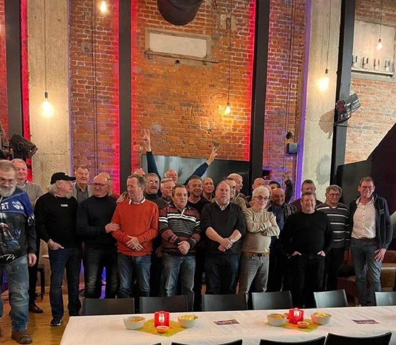 Mijnwerkersreünie van 'terugwinning post 1'