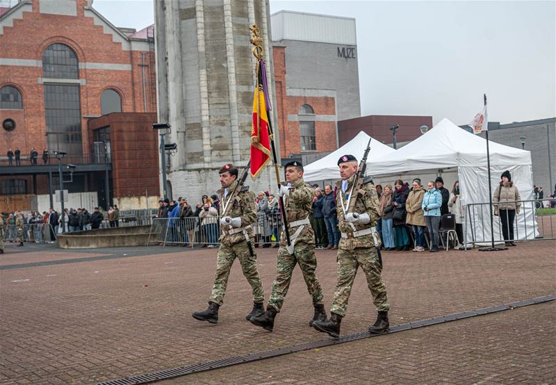 Militaire plechtigheid op Marktplein op 20/11