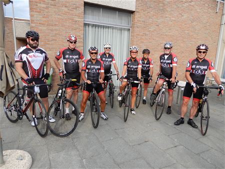 Moedige fietsers op Marc Wauters Classic