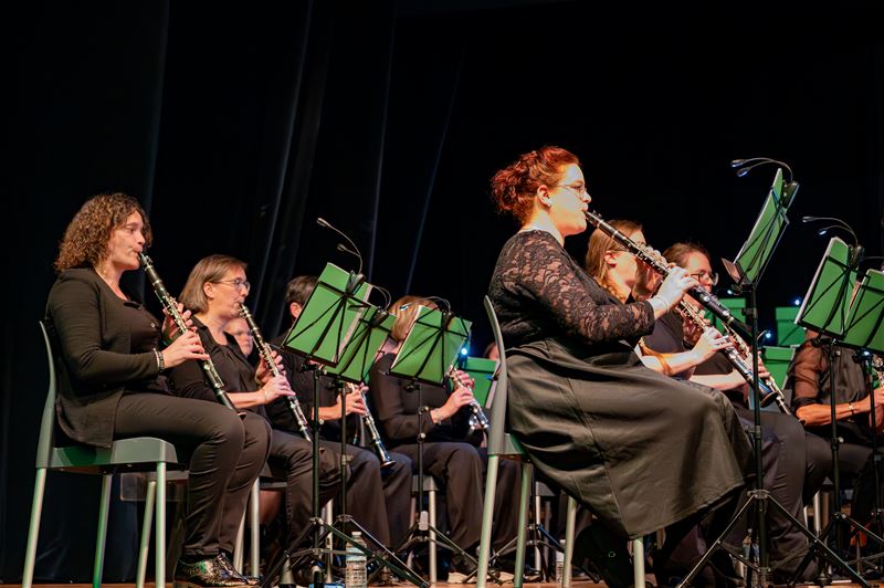 Mooi concert van twee harmonieën samen