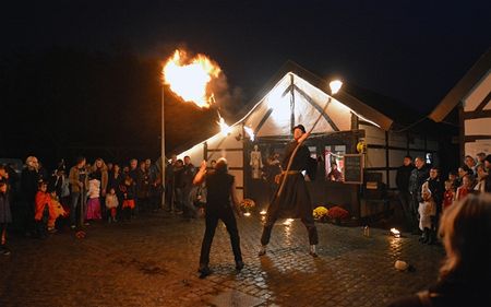 Mooi halloweenspektakel op Bovy