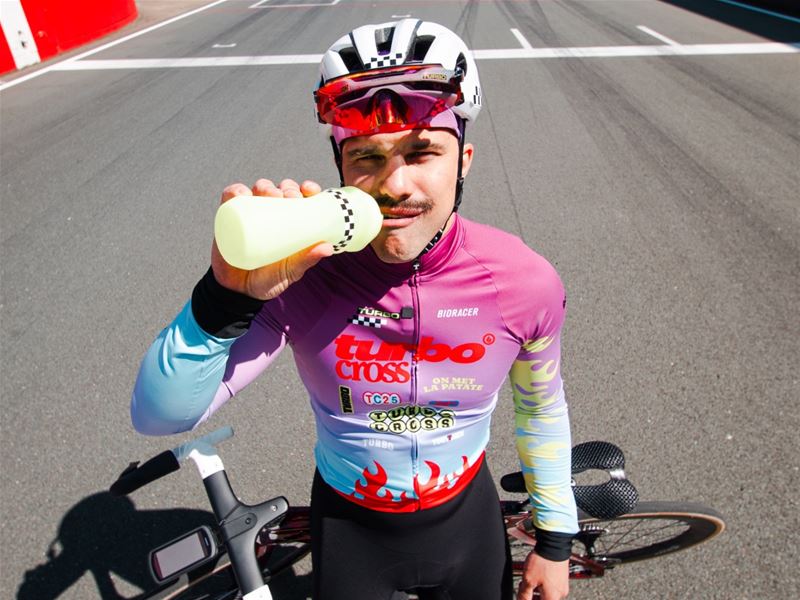 Morgen fietsen op circuit met Average Rob