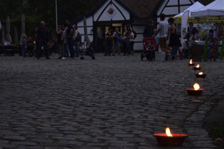 Morgen Nacht van de Vleermuis op Bovy