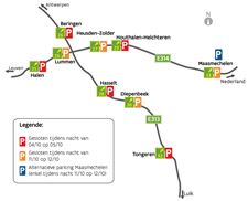 Morgenavond niet parkeren op carpool