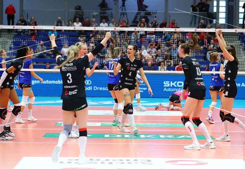 Nathalie Lemmens met Dresden naar halve finale