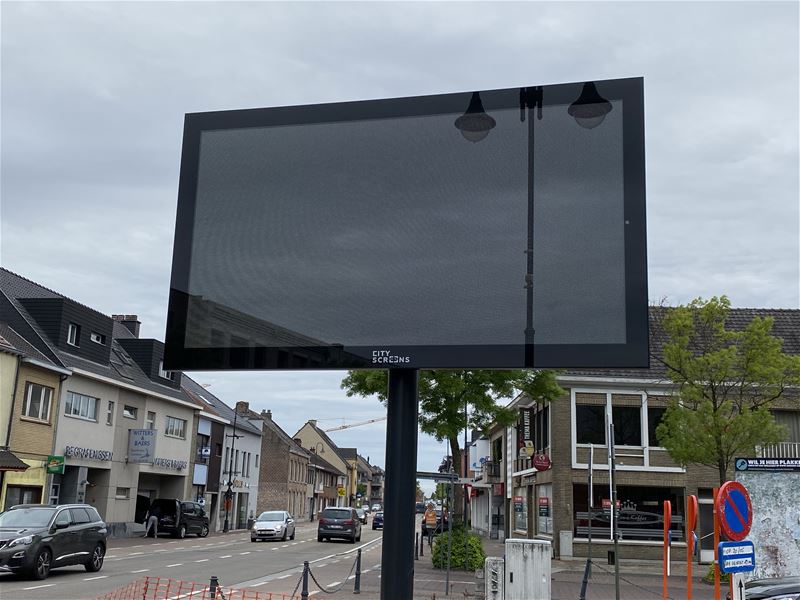 Nieuwe LED-schermen worden geplaatst