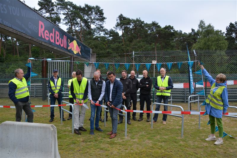 Nieuwe stalling voor de fietsen op Circuit Zolder