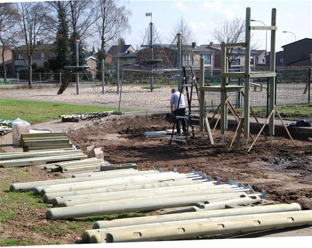 Nieuwe toestellen voor speelpleinen