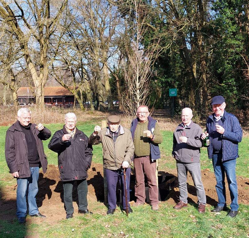 Nieuwe verbroederingsbomen geplant op Meylandt
