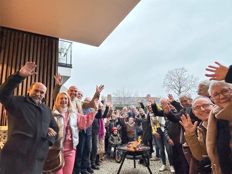 Nieuwjaarsdrink en -wensen in de Kapelanijen