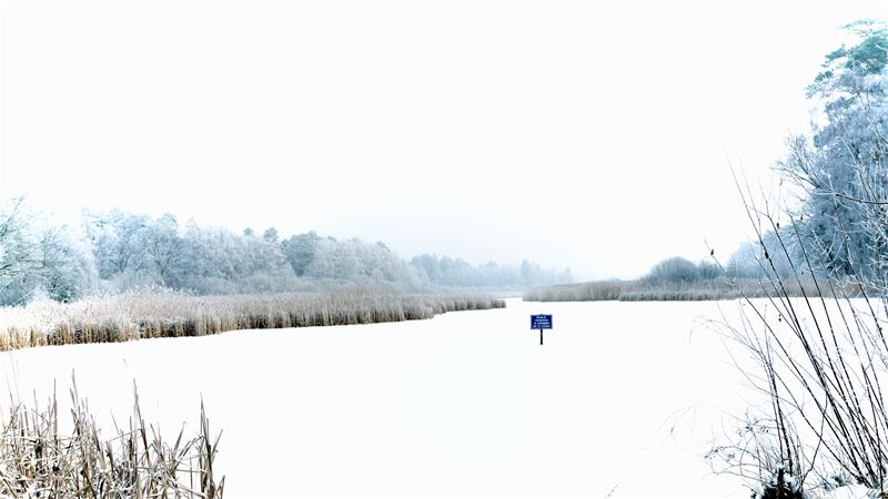 Nog even genieten van de sneeuw