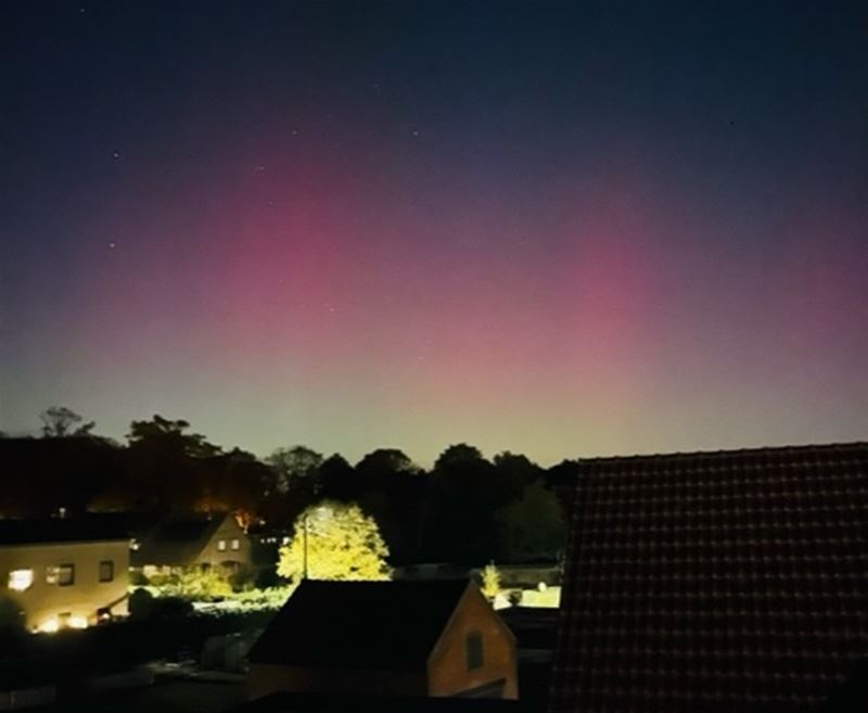 Noorderlicht ook van hieruit te zien