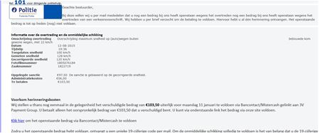 Nu ook phishingmails van Belgische 'politie'