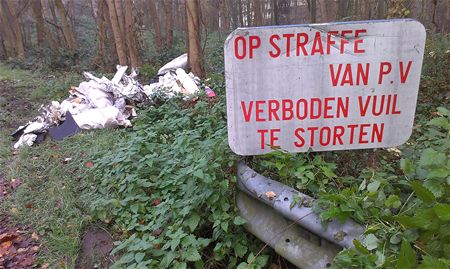 Nu ook sluikstort in Vogelsanckbos