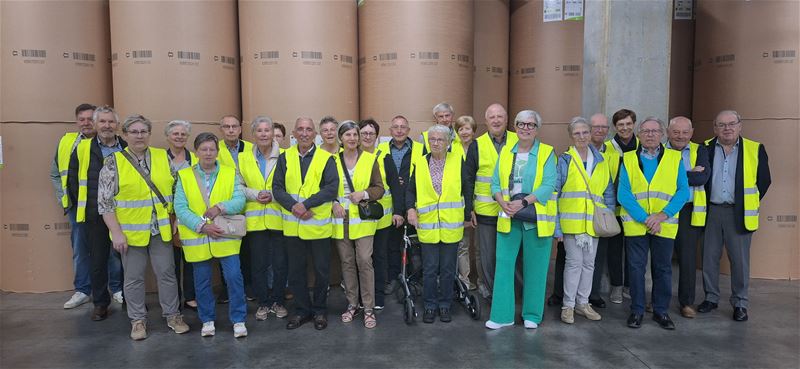 OKRA Zolder bezocht krantendrukkerij in Paal