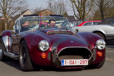 Oldtimers blinken in de zon