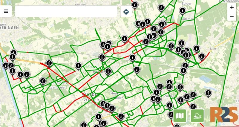 Online routeplanner kan vanaf nu gebruikt worden