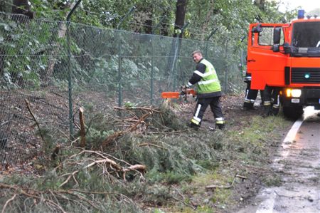 Onweer veroorzaakt overlast