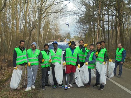 Ook bewoners De Bark werkten mee