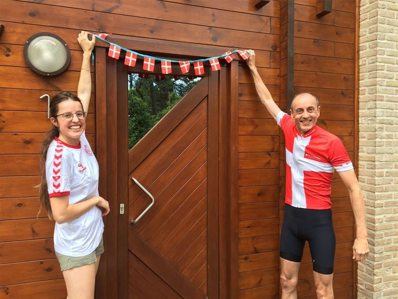 Ook de Denen hebben supporters in Heusden-Zolder