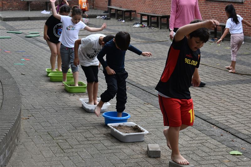 Ook de jongsten hadden hun sportdag in De Brug