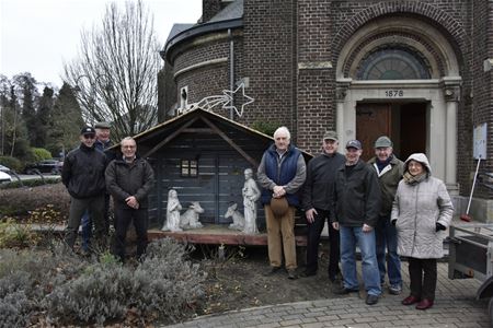 Ook de kerststal van Bolderberg staat er