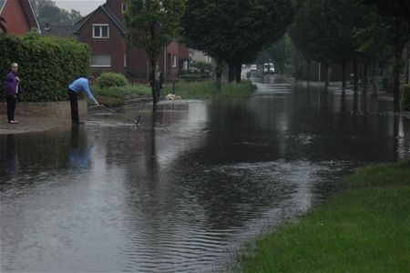 Ook de Voortstraat werd een beek