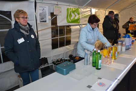 Ook hapjes en drankjes tijdens terrilwandeling