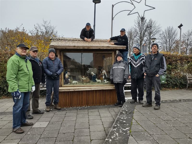 Ook in Eversel staat de kerststal klaar