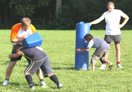 Ook jonge rugbyspelers zijn eraan begonnen