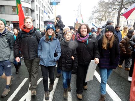 Ook klimaatbetogers uit Heusden-Zolder stapten op