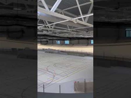 Ook middenplein velodroom bijna klaar