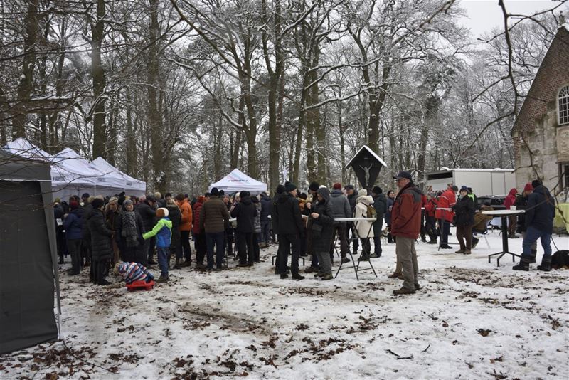 Op 21 januari winterborrelwandeling naar de kluis