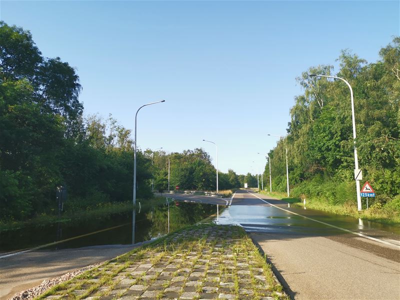 Op- en afrit voorlopig nog afgesloten