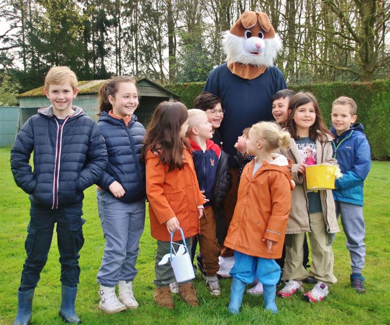 Op zoek naar paaseieren in de Blauwe Wijk